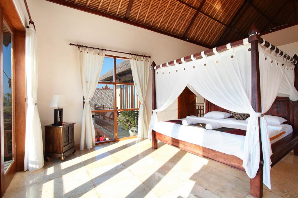 Bedroom at Balangan Beach Villa