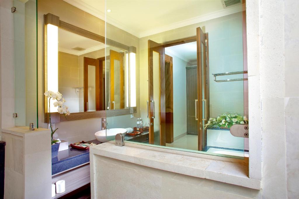 Bathroom at The Banyumas Suite Villa Legian