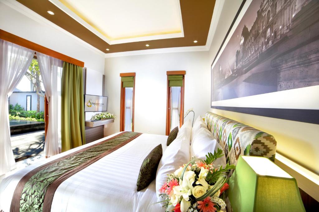 Bedroom at The Banyumas Suite Villa Legian