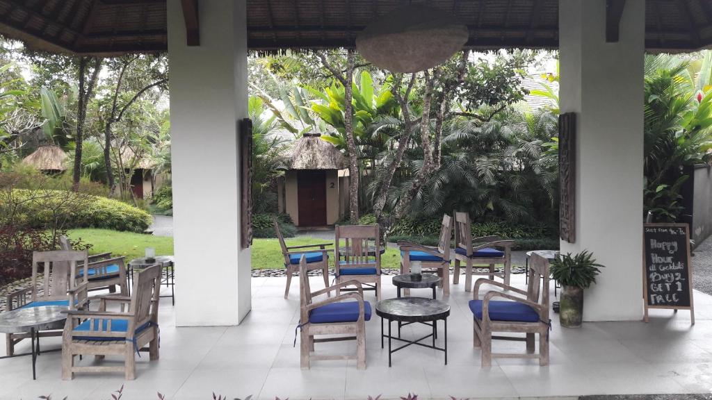 Sitting area at Santun Luxury Private Villas