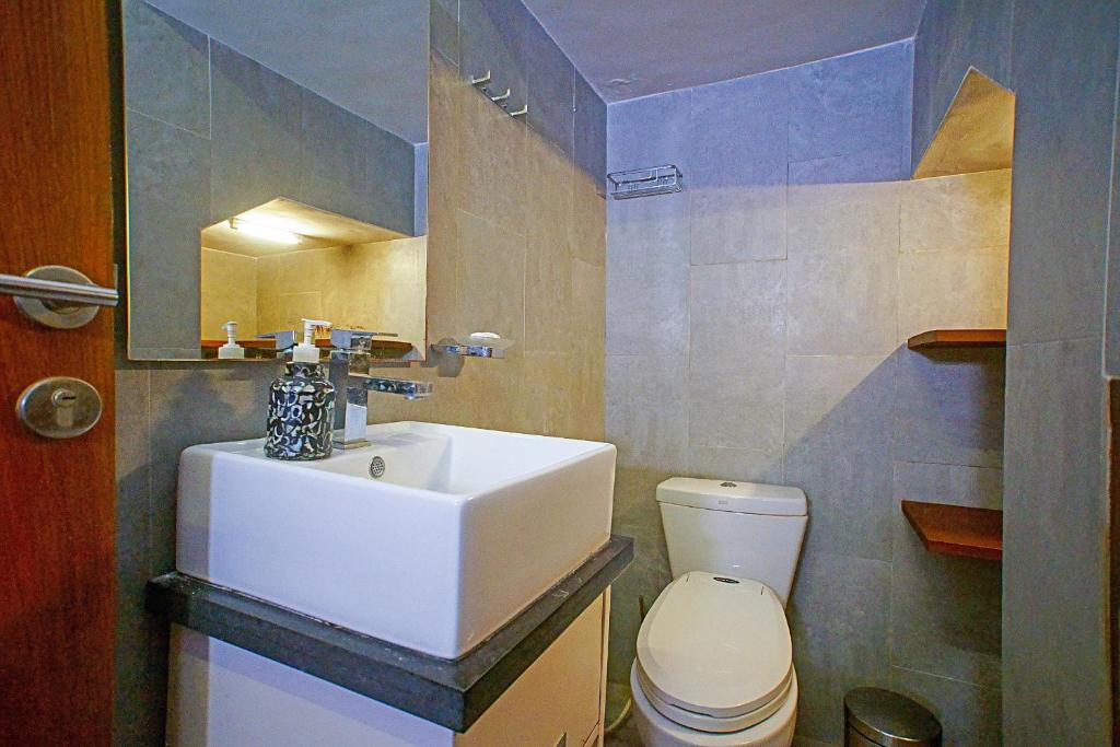Bathroom at Villa Orange Seminyak