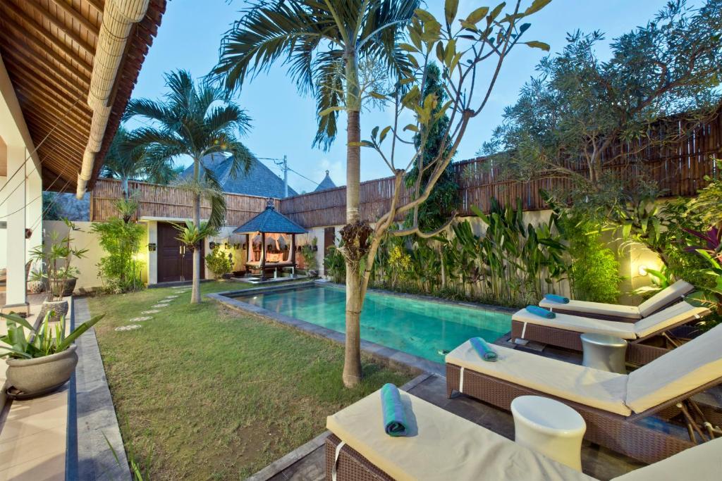 Pool view at Bracha Villas Bali 