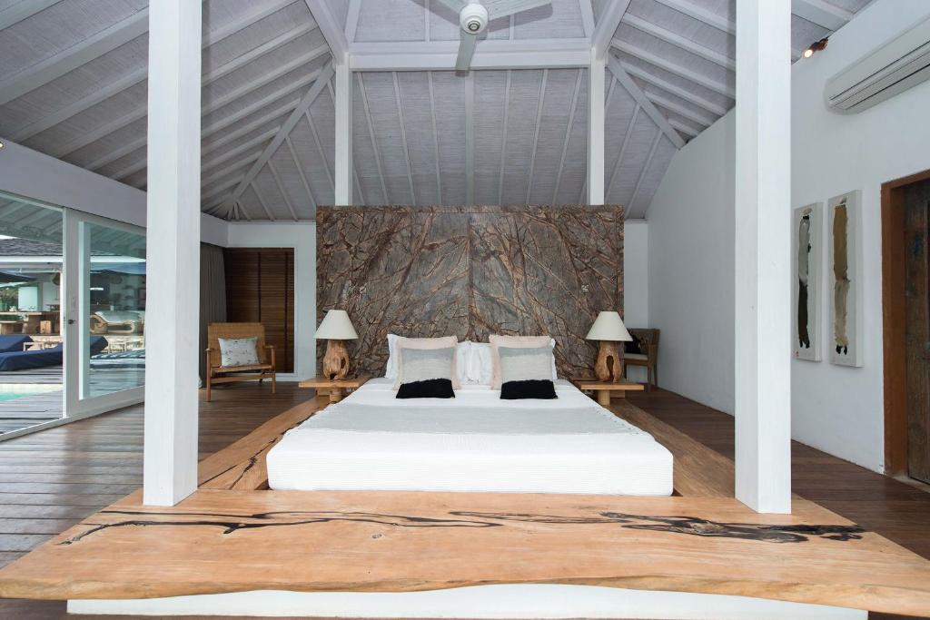 Bedroom with AC at Villa Tranquilla