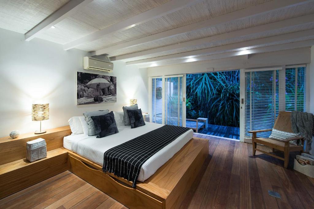 Bedroom with AC at Villa Tranquilla