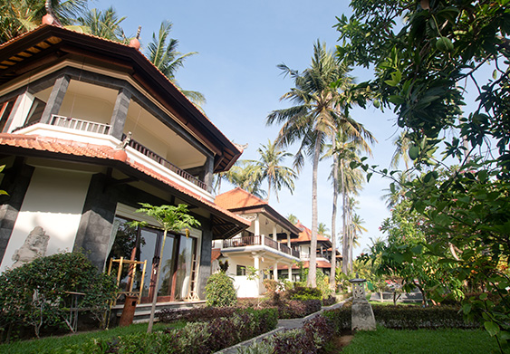 Tropical villa complex in Seminyak