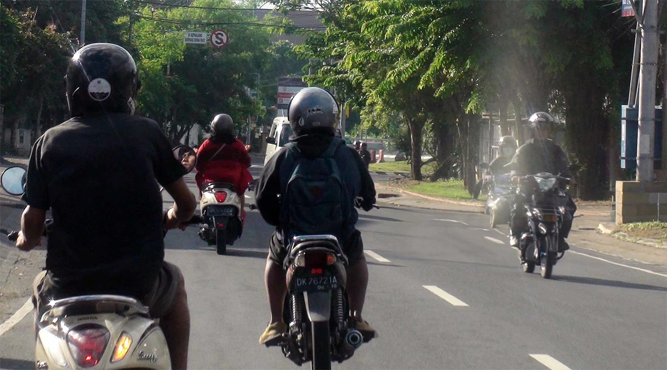 Getting around Kuta on Two Wheels