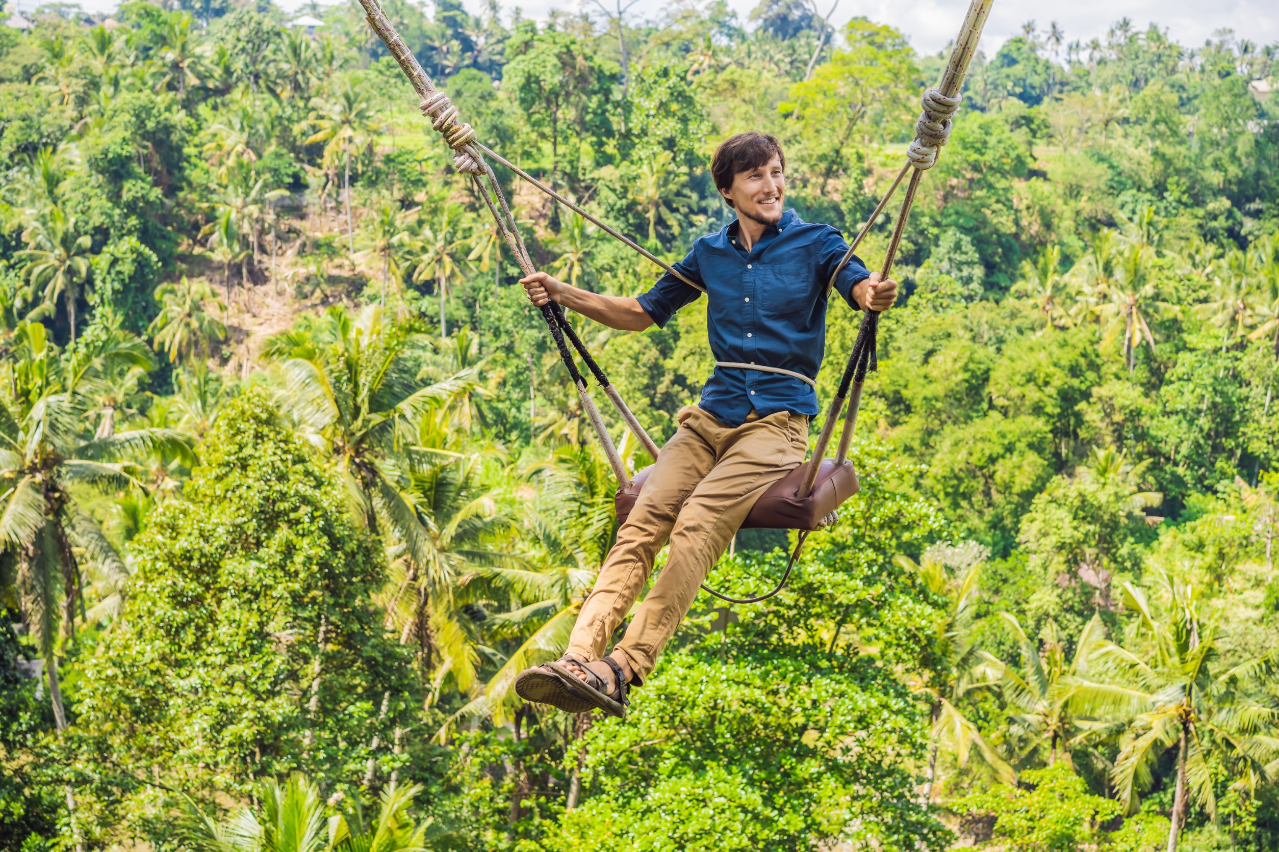 Swing and Some Coffee at the Coffee Planetary in Bali