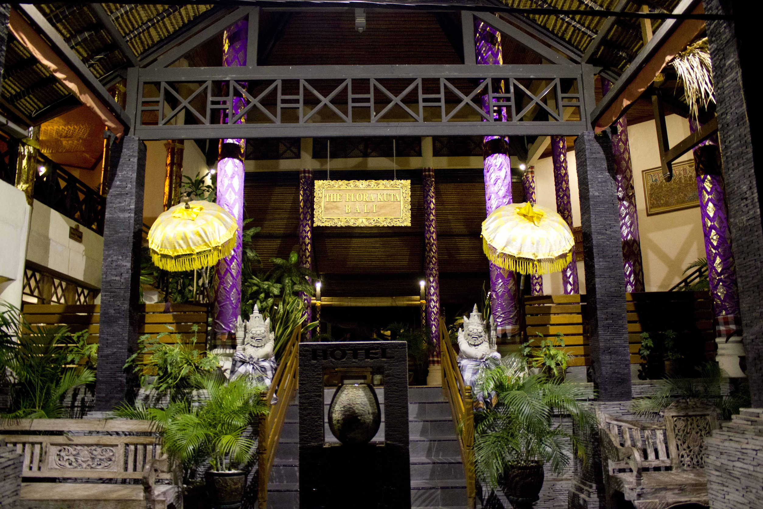 Exterior view of a hotel building