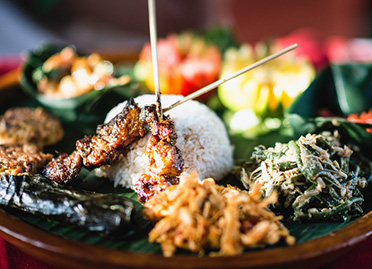 Traditional Balinese meal