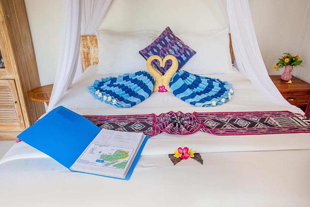 svaha villas decorated bed